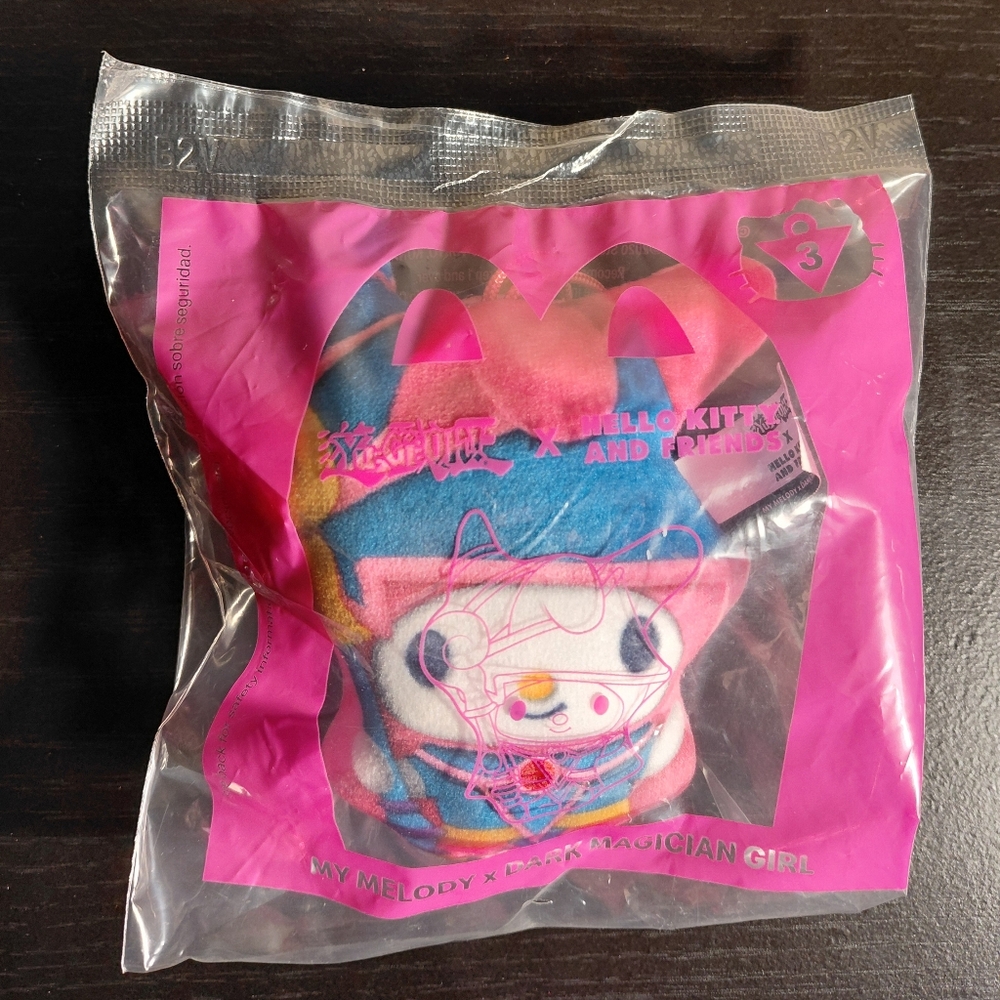 McDonalds Hello Kitty x Yugioh Toy. #3. My Melody × Dark Magician Girl. 2024.